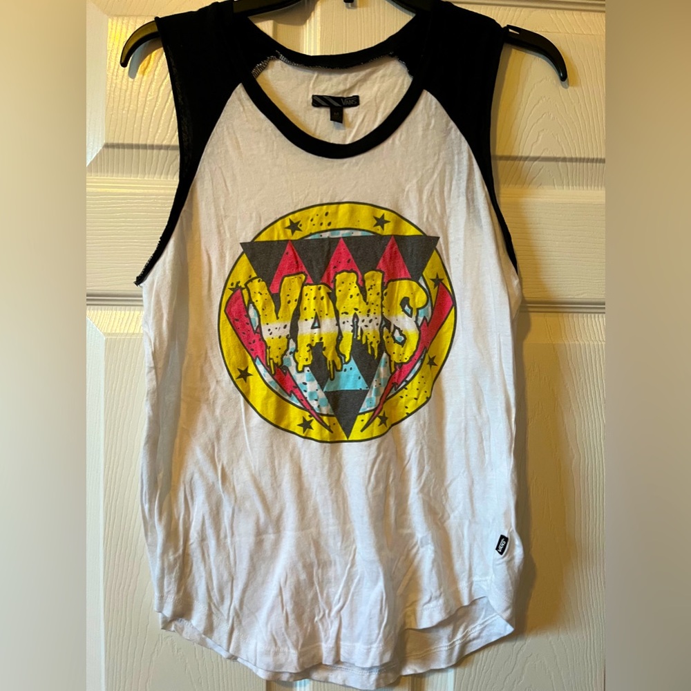 Vans muscle t-shirt. Bold logo printed